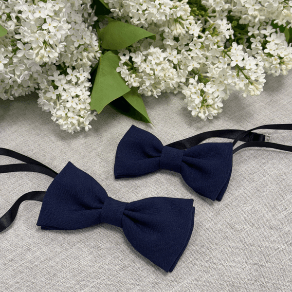 Klasisks vīriešu tauriņš – tumši zils Klasisks bērnu tauriņš – tumši zils