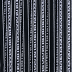 Tautiska raksta audums 150cm | 200g/m² - 69 melnbalts