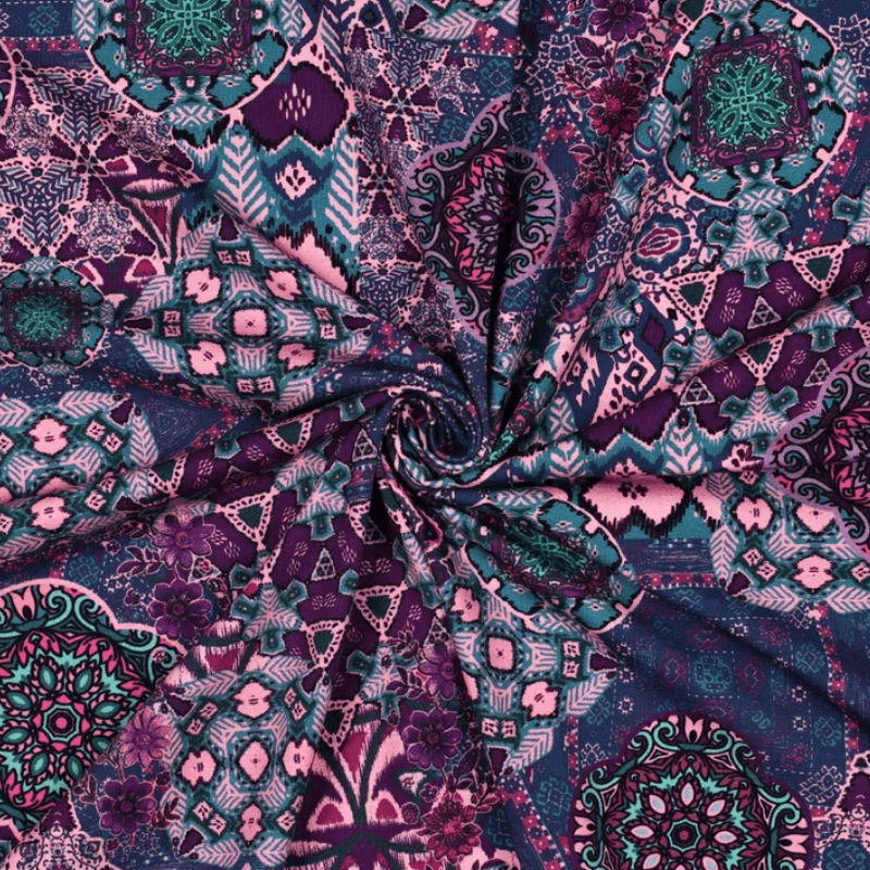 Trikotāžas audums 148cm | 200g/m² - ornaments
