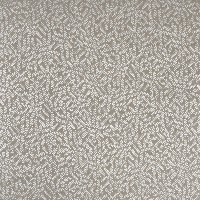 Tablecloth fabric 157cm – leaves on a beige background
