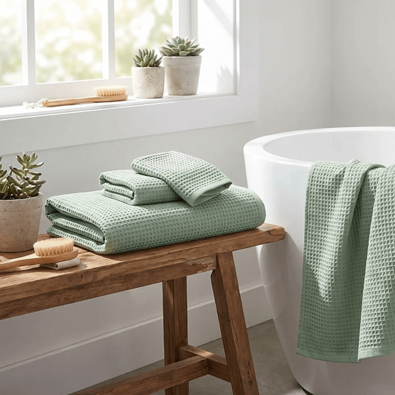 Kokvilnas vafeļaudums 150cm | 230g/m² - 58 brūns