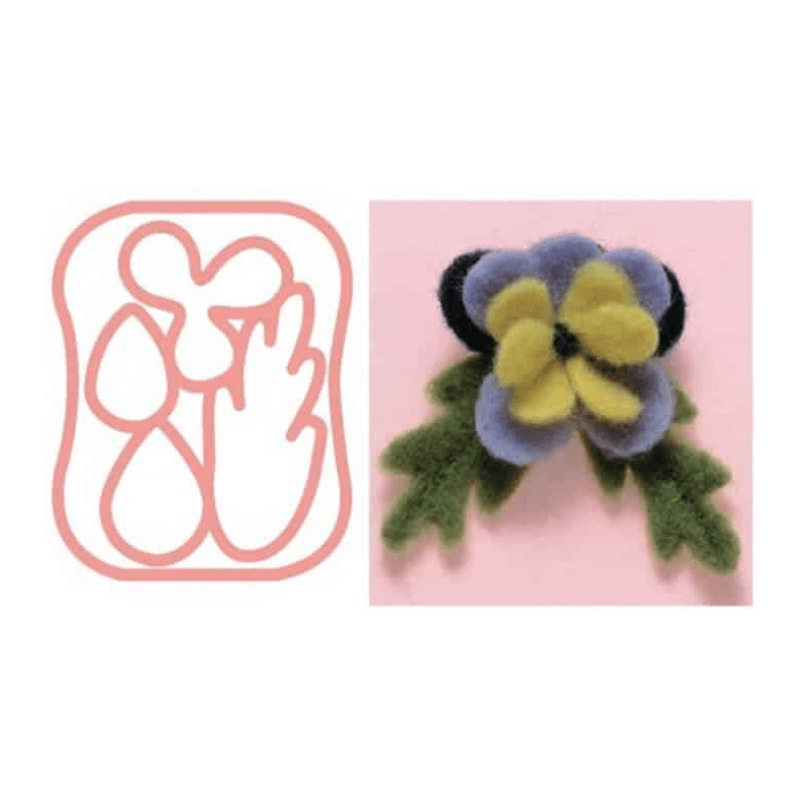 Clover Felt Flower Template