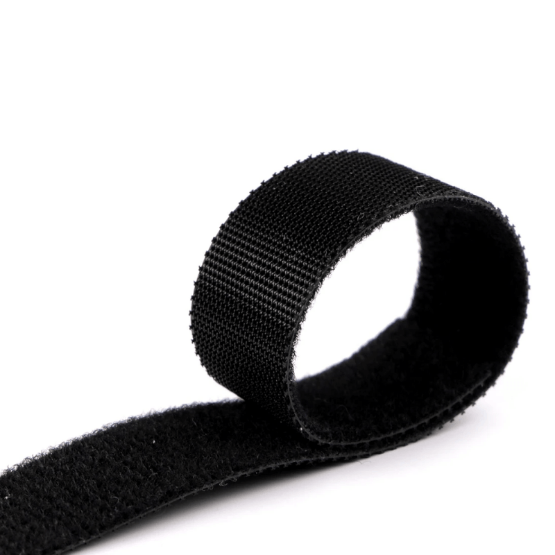 Abpusēja velcro lenta 20mm - melna 930628
