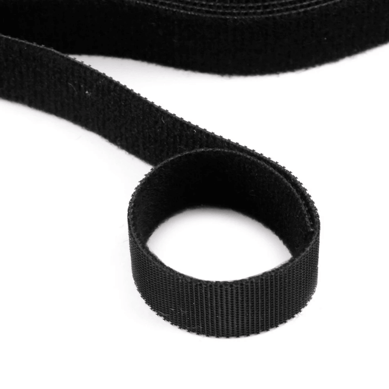 Abpusēja velcro lenta 20mm - melna 930628