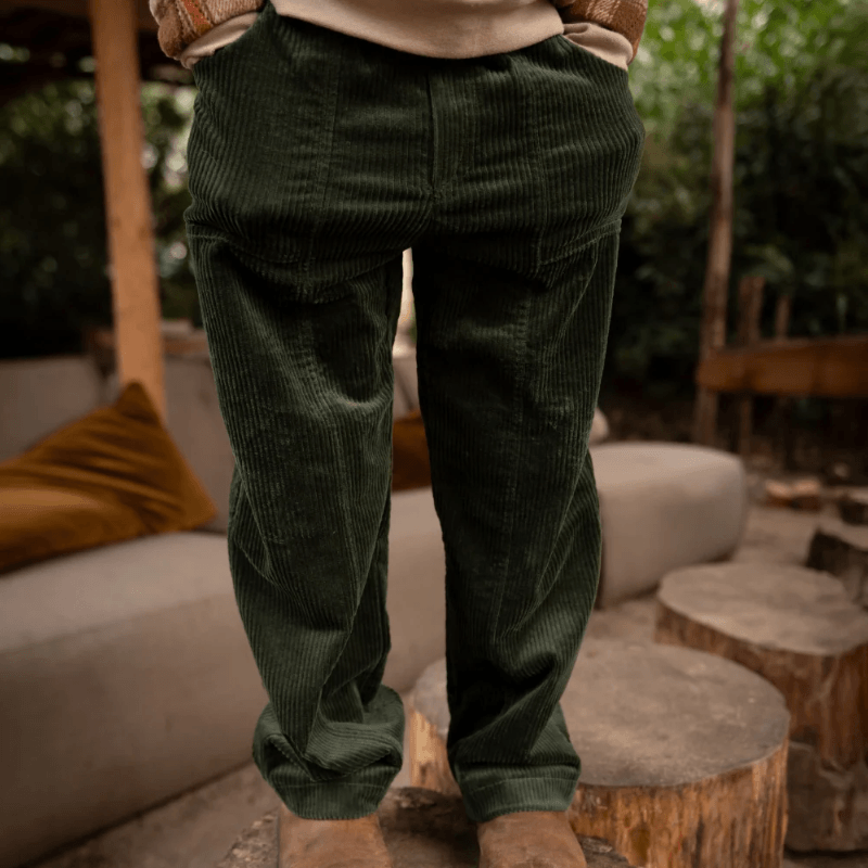 Kokvilnas velveta audums 145cm | 282g/m² - 015 tumši zaļš
