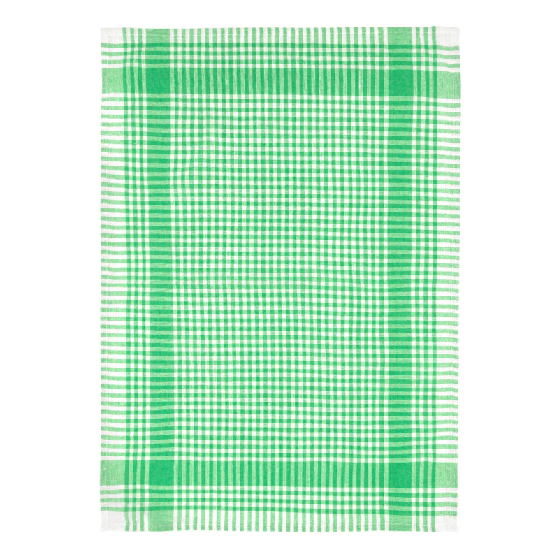 Virtuves dvielis 50x70cm – rūtains - zaļš