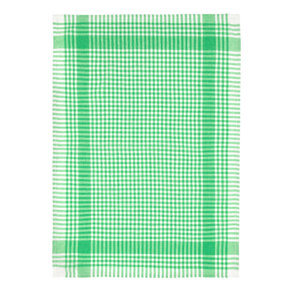 Virtuves dvielis 50x70cm – rūtains - zaļš