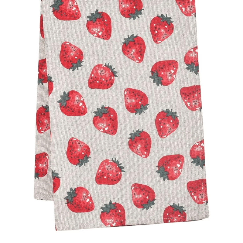 Virtuves dvielis 47x70cm – zemenes