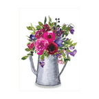 Virtuves dvielis 50x70cm – ziedi lejkannā