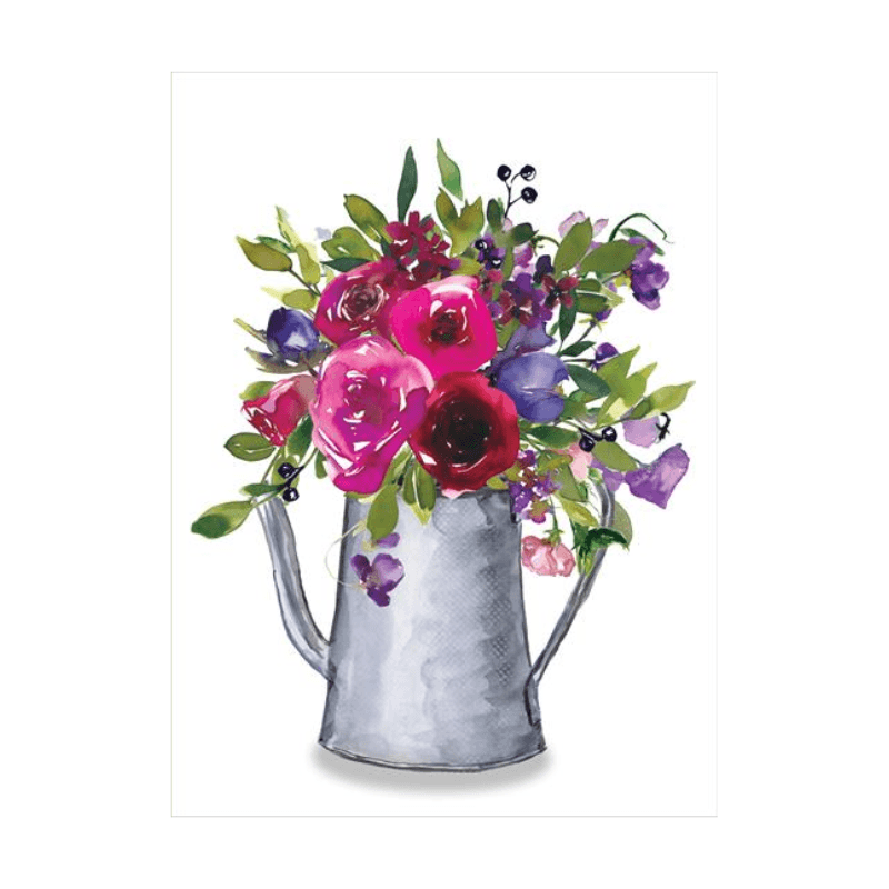 Virtuves dvielis 50x70cm – ziedi lejkannā