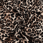 Viskozes audums ar elastānu 138cm | 180g/m² – leoparda raksts