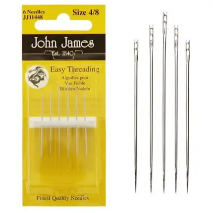 JOHN JAMES EASY THREADING / viegli ieveramās adatas Nr. 4/8