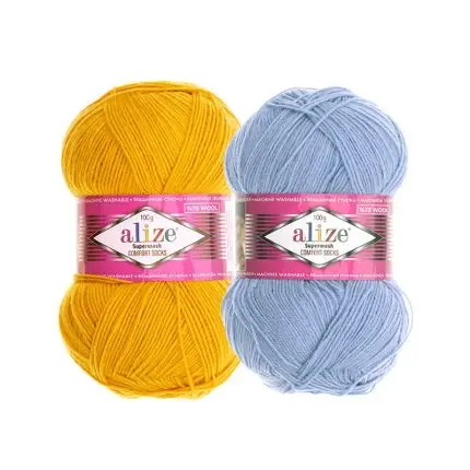 Alize Superwash Comfort Sock dzija - vienkrāsaina 100g | 420m