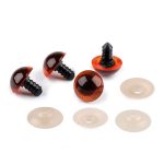 Plastmasas actiņa Ø18mm - dzintars